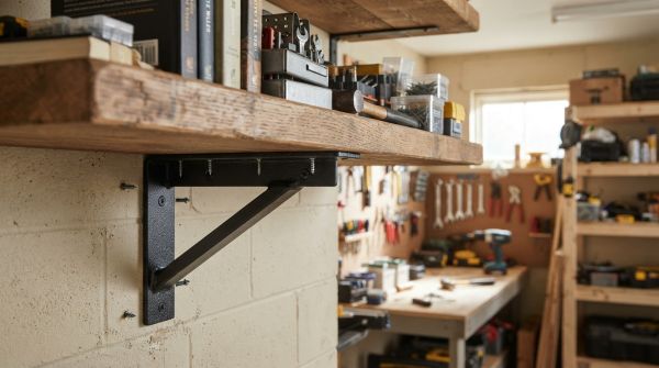 Renforcez vos étagères grâce à une équerre de fixation